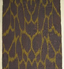 11 Yard HAND MADE UZBEK Natural SILK IKAT ADRAS FABRIC #6744*