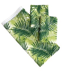 Tommy Bahama Outdoor Fabric Escape Route Jade 3 Yards + 2 Remnants Green Palm
