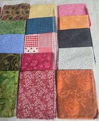 30 Cotton/ Cotton Blend Fabric Fat Quarters 18×21/22 No Duplicates Sew Quilt