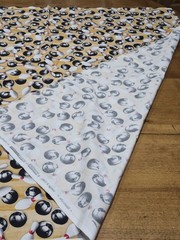 Sports Life Design #19495 Bowling 🎳 Fabric Unused Piece For Sewing Or Crafting