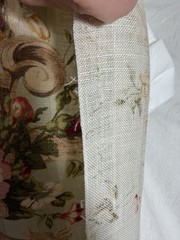 Lee Jofa Putting On The Dog Fabric 55”w x 35″ H Linen Spaniel Yorkie Dogs (5p)