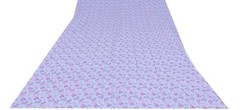 New Indian Printed Cotton White Floral Fabric Craft Print 5 Yard