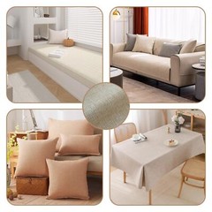 40×60 Inch Thickened Natural Linen Fabric Multi-Purpose DIY & Home Decor
