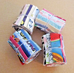 Cotton Fabric Strips, Jelly Roll Style. 60/pc. Lot 2 1/2″ Wide X 15″ Long.