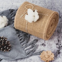 Versatile 4 Inch Burlap Ribbon Roll – 10 Yards of Natural Jute for All Occasions