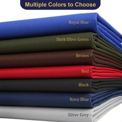 Foreate Waterproof Canvas Fabric by The Yard Pre-cut 1 Yard(58″ x 36″), Green