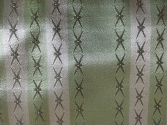 Retro Atomic Star Vinyl Coated Upholstery/Wall Cover Fabric Remnant 66″ Wide NOS