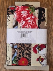 1 Yard Precut, David Textiles Farmhouse/Floral, 100% Cotton 36 X 44 Inches