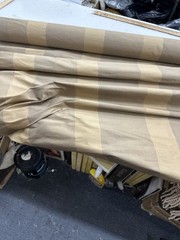 Dupioni Stripes 100% Silk Fabric 54″ Wide, By Yard Sold By The Yard