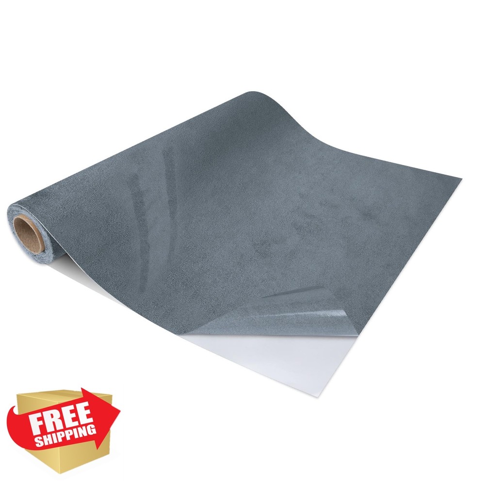 TREEHAC Suede Fabric Wrap Dark Gray 12×80