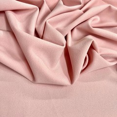 Chey BABY PINK Stretch Crepe Scuba Techno Knit Polyester Spandex Fabric for Bow