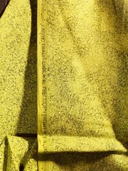 Fabric Traditions Lime Green Blender Tiny Floral Leaves Bright Green 1 Yard