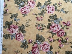 Cotton Fabric Pink Rose Flower By Moda 43”x 36”961