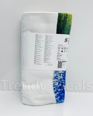 IKEA PS 2026 Pre-cut fabric, white/multicolor big pattern, 59×118″ – NEW