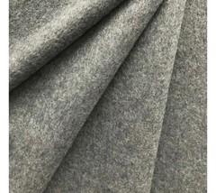 $26 for 2 Yards Real Wool Quality (Flannel) Fabric – Heather Light Gray