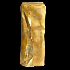 Gold Silver Asian Brocade Fabric Poly/Nylon Rainwood 12 Yards