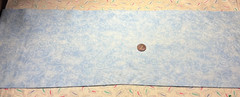 Moda * Light Blue Tonal Swirls * 100% Cotton Remnant * 8″ x 22″