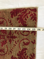 Vintage Upholstery Fabric SAMPLE, Soft Chenille for PILLOWS–Crafts, Gorgeous