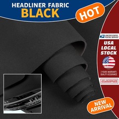 Knit Headliner Fabric with Foam Backing Material For Car/Truck/SUV Roof 35″×60″