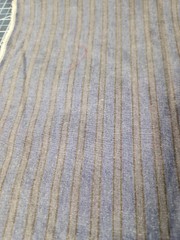 Blue Black Grey Pin Striped 100% Cotton Fabric 1 Yard 54 Wide Quilting Sewing