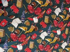 4.66 yards Hamil Textiles University Cheer Sports Craft Fabric 44″w