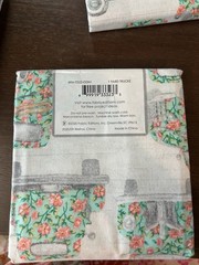 PRECUT 1-YARD FABRIC by Create It: Vintage Truck Floral Design – 100% Cotton