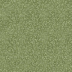Benartex Harvest Berry Leaves Moss Green 100% Cotton Quilt Fabric BEN122724