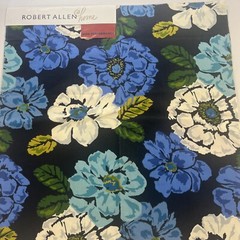 Robert Allen @ Home 2 Piece High Performance ￼ Floral 15 1/2 x 15 1/2” Fabric S