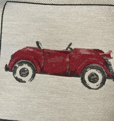 Square By Design Toys With Wheels Fabric pillow Chair Cover Embroidered USA