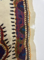 Lot 2 Woven Fabric Yarn Dyed Unique Geometric Patterns – 23.5″ x 19 in