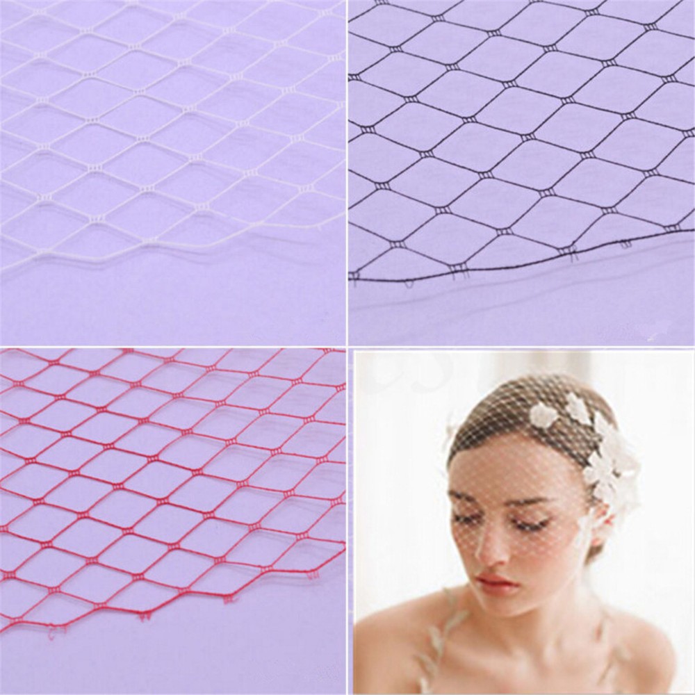 5 Yards Birdcage Veil Netting Wedding Hat Fabric Mesh DIY Sewing Craft Gift