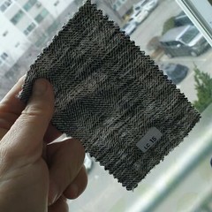 VINTAGE YARN DYED HERRINGBONE STRIPE LINEN/COTTON FABRIC CURTAIN UPHOLSTERY 54″W