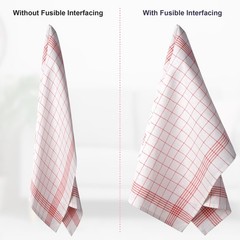 Iron-On Fleece Fabric 300 x 100cm, 50 g/m2 Fleece Line for Iron-on, Ironing Inse