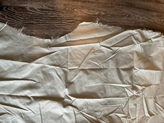Fabric 4 pieces Lining type material Satin & taffeta feel red brown blac VINTAGE