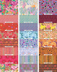 1/2 Yard – Kaffe: From the Archives | Bubbles – Plum by Kaffe Fassett