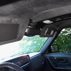 60″W Headliner Suede Fabric Foam Backing For DIY Car Rv Boat Home Ceiling Repair