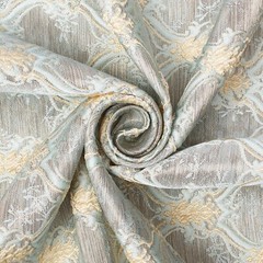 Trellis Geometric Extra Wide Two Tone Metallic 110″ Heavyweight Jacquard Fabric