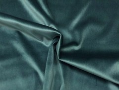 BALLARD DESIGNS SIGNATURE VELVET SPA BLUE SOLID FURNITURE FABRIC BY YARD 56″W