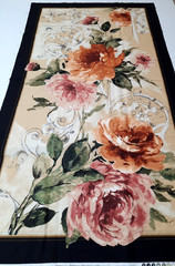 23×44″ Fabric Panel ‘INTERLUDE’Michele D’Amore Benartex Multicolor Floral Cotton