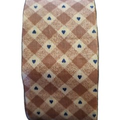 Vintage 1980s Calico Ribbon Unwired 2.5 in Wide X 7.5 Yards Country Cottage…