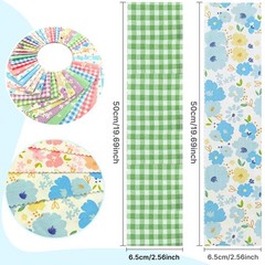 80 Pcs Jelly Roll Fabric Strips for Quilting,2.6 Inch Precut Cotton Fabric