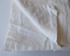 5.5 Yards 59″ Wide Ivory Off-White Textured Linen Material One Piece