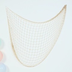 5×5 feet NATURAL DECORATIVE FISHNET Wall Table Party Wedding Events Decorations