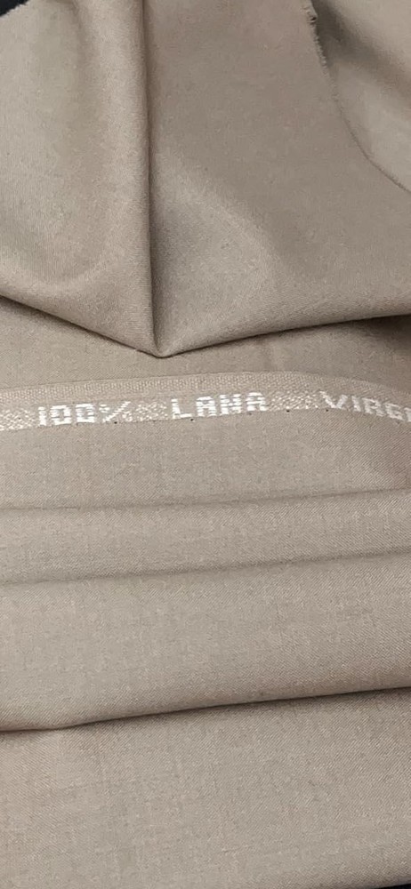 $30 for 2Yds,TAN/TOUPE 100%Wool PlainWeave Salvage,Jacket.pants.skirt &dress#119