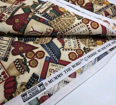 Vintage SSI Debbie Mumm Mumm’s The Word Joy Of Quilting Fabric ~42″ X 57″ 1.5yd+