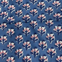 Hand Block Print Fabric by The Yard – 100% Cotton Lightweight, 42 Inch Wide P…