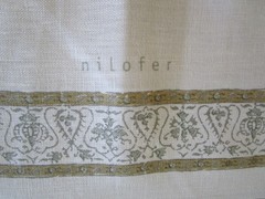 Namay Samay’s NILOFER 65″ Linen Print with 41″ long borders Leftover