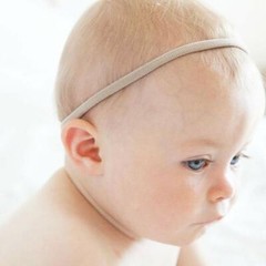 100 PCS Baby Nylon Headbands Hairbands Hair Bow Elastics for Baby Girls