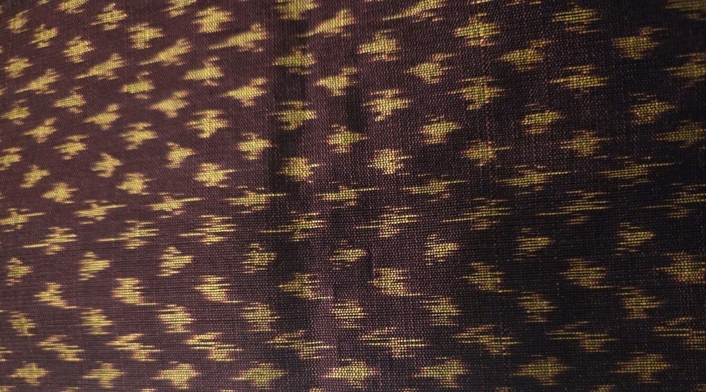 RARE! THAI SILK COMPANY 60’s 100% Silk Fabric Hand Dyed 40X38 Sewing/Craft-Read!