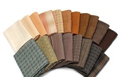 10 Fat Quarters Textured Yarn Dyed Woven Plaids Diamond Textiles Cotton Bundle